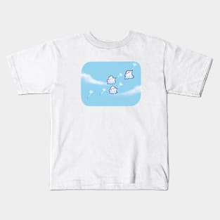 Ghosties among dandelions Kids T-Shirt